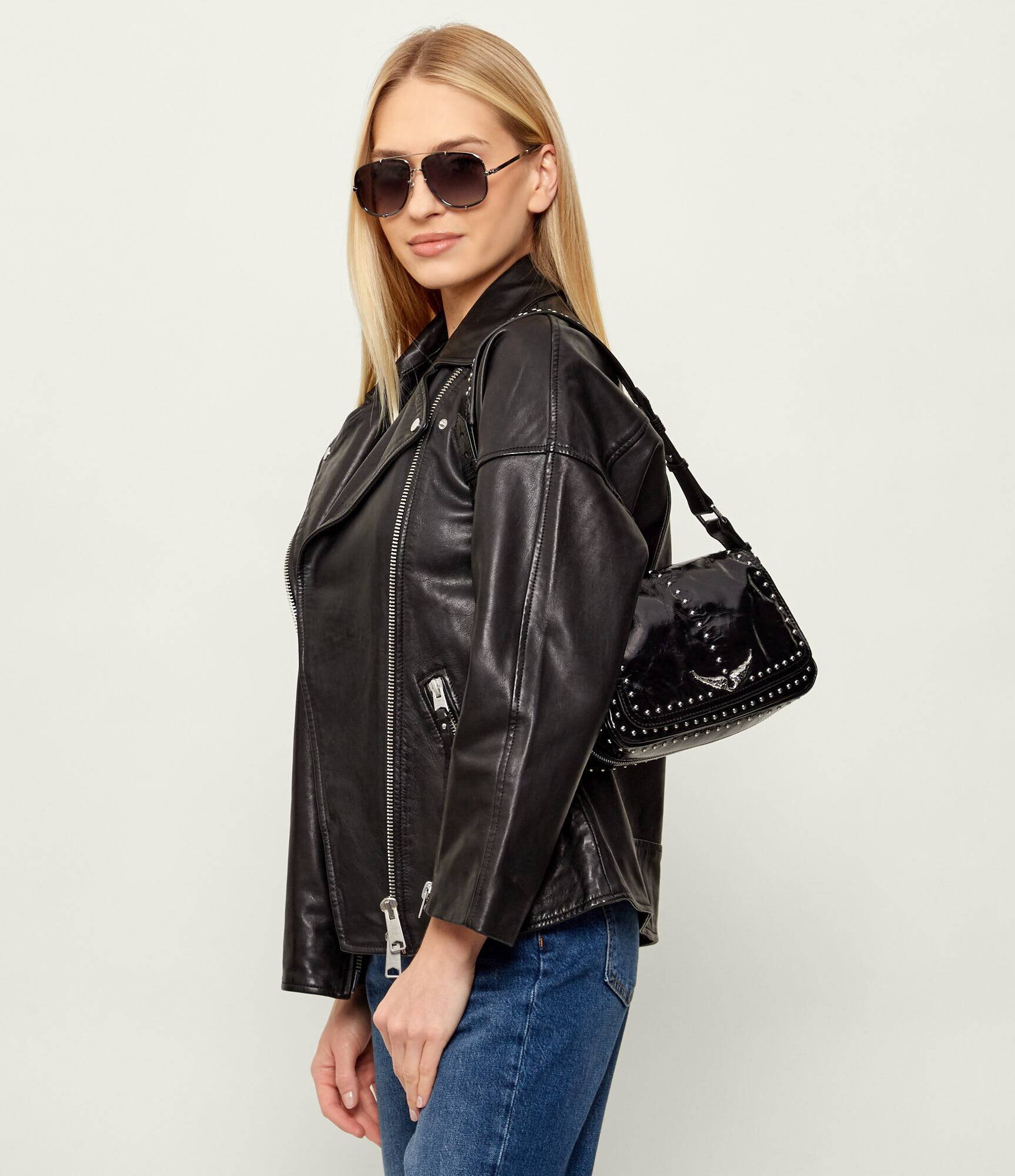 Zadig & Voltaire De piele geantă pe umăr Le Zouzou