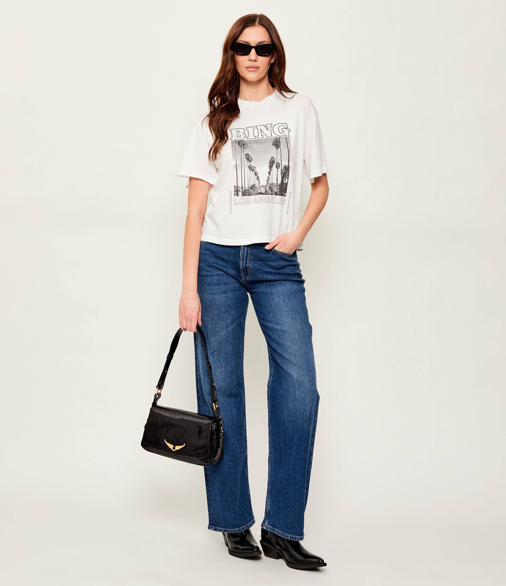 Zadig & Voltaire De piele geantă pe umăr LE ZOUZOU VINTAGE