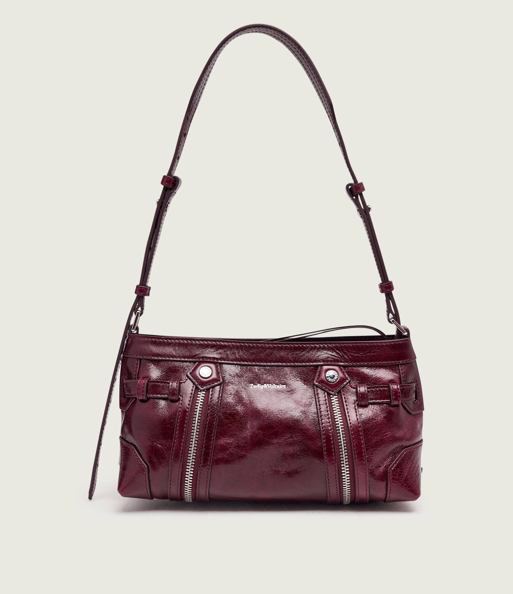 Zadig & Voltaire De piele geantă pe umăr Madison Mini Vintage