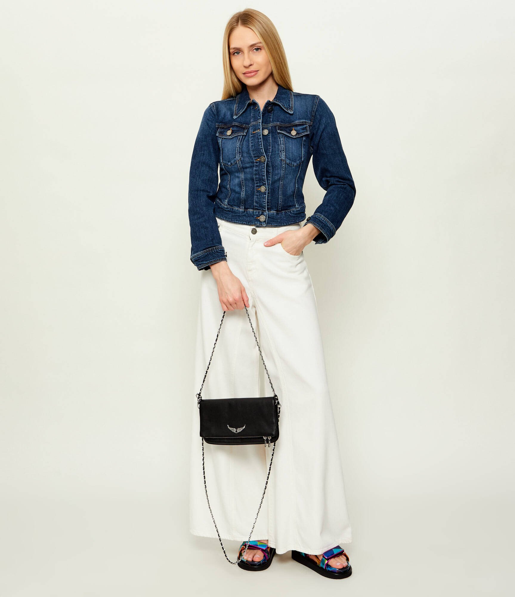 Zadig & Voltaire De piele geantă pe umăr ROCK