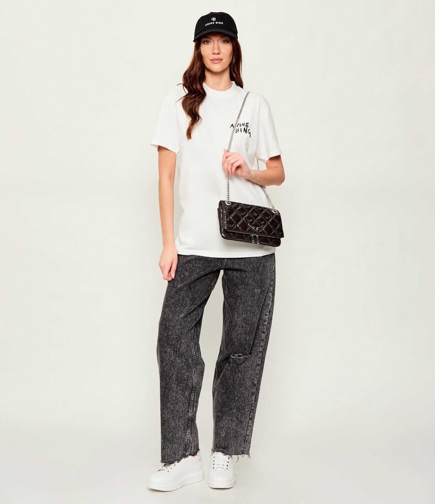 Zadig & Voltaire De piele geantă pe umăr Rock II