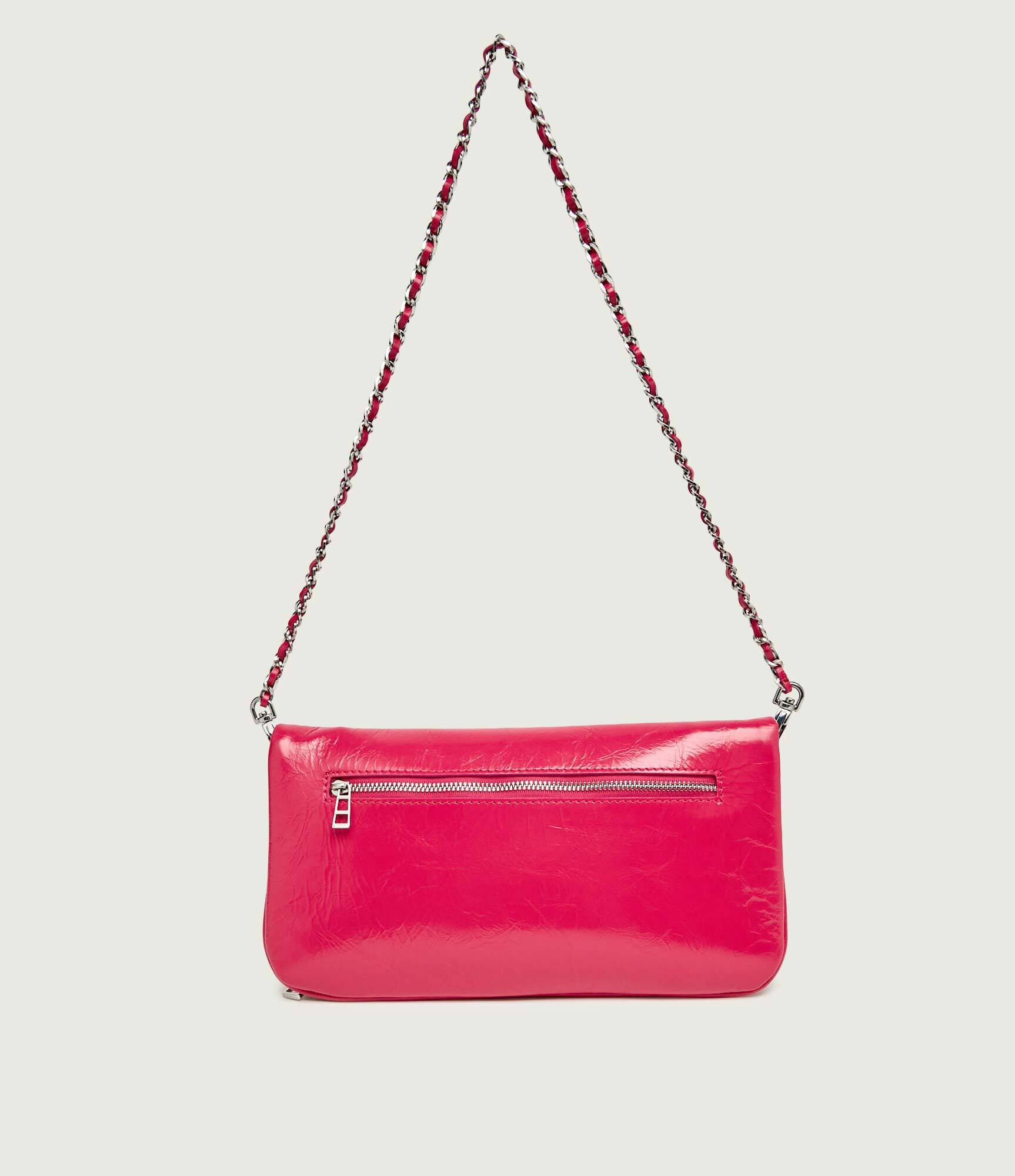 Zadig & Voltaire De piele geantă pe umăr ROCK VINTAGE PATENT