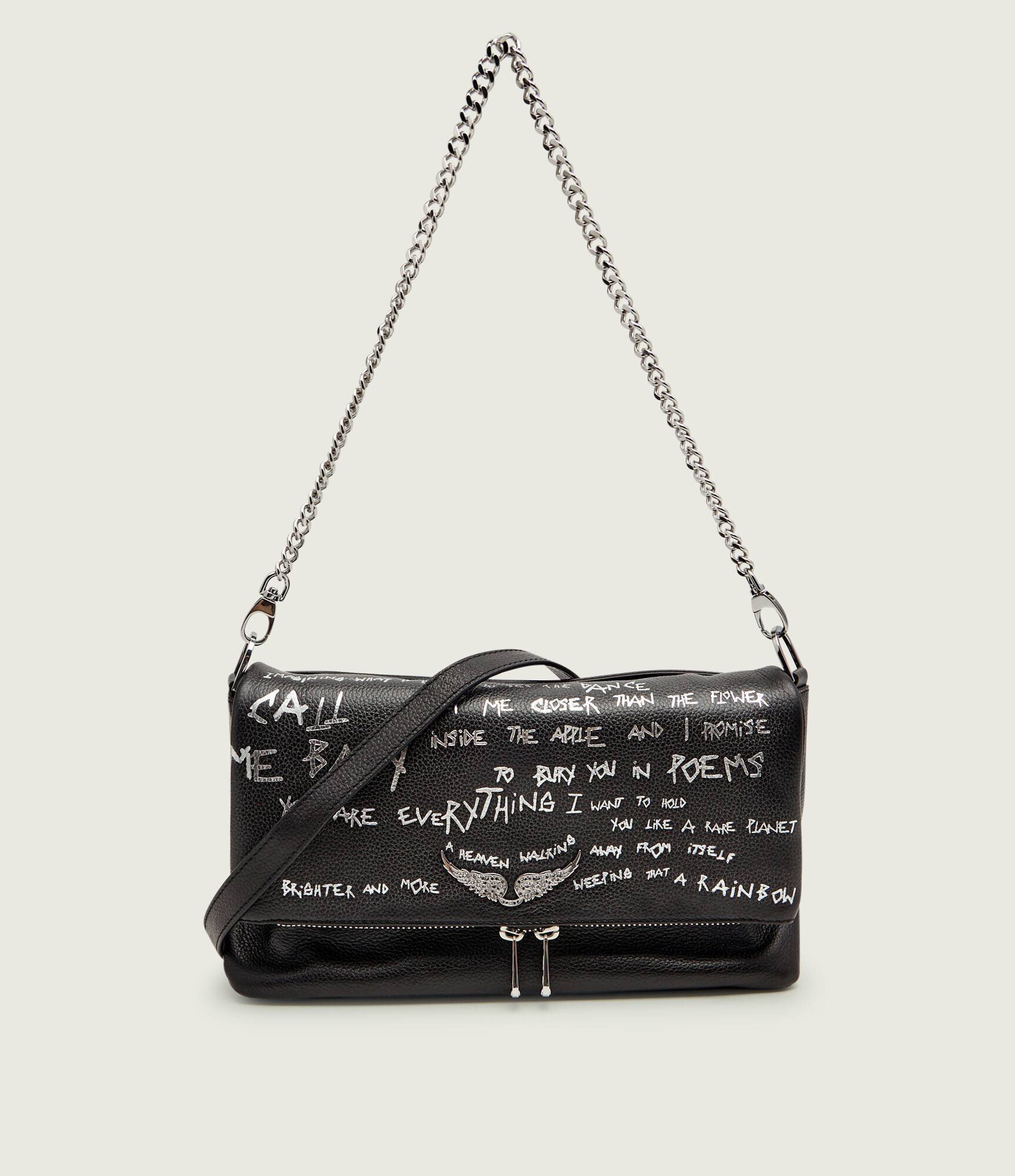 Zadig & Voltaire De piele geantă pe umăr ROCKY II