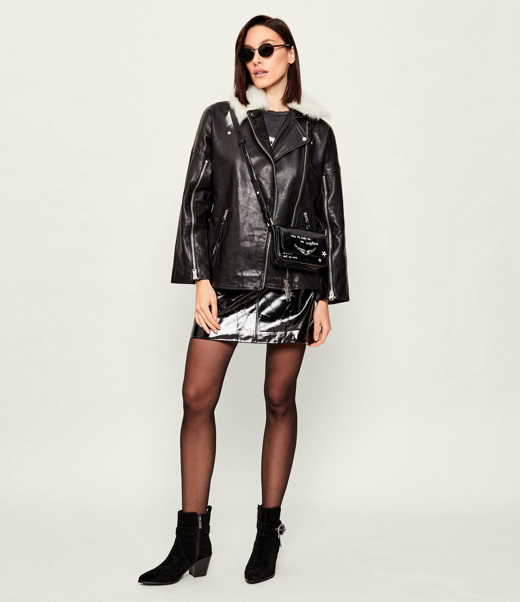 Zadig & Voltaire De piele geantă poștaș LE ZAZI VINTAGE