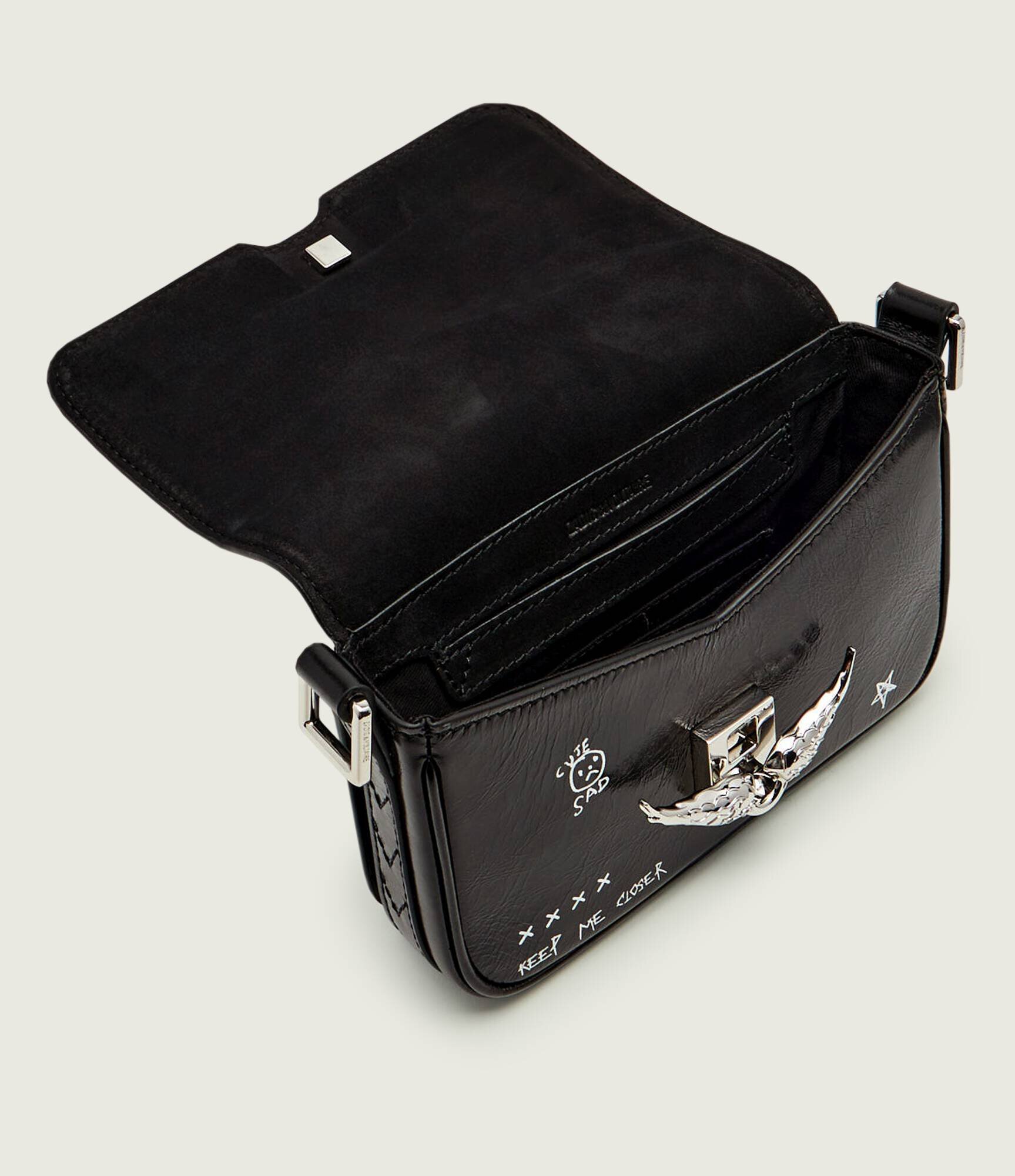 Zadig & Voltaire De piele geantă poștaș LE ZAZI VINTAGE