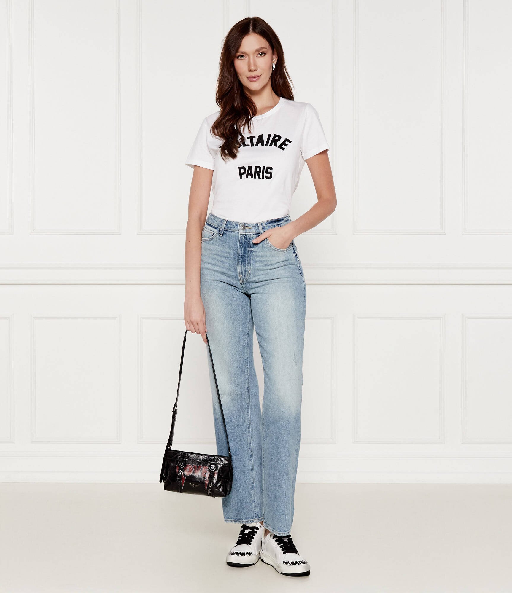 Zadig & Voltaire De piele geantă poștaș Sunny Mood Punk