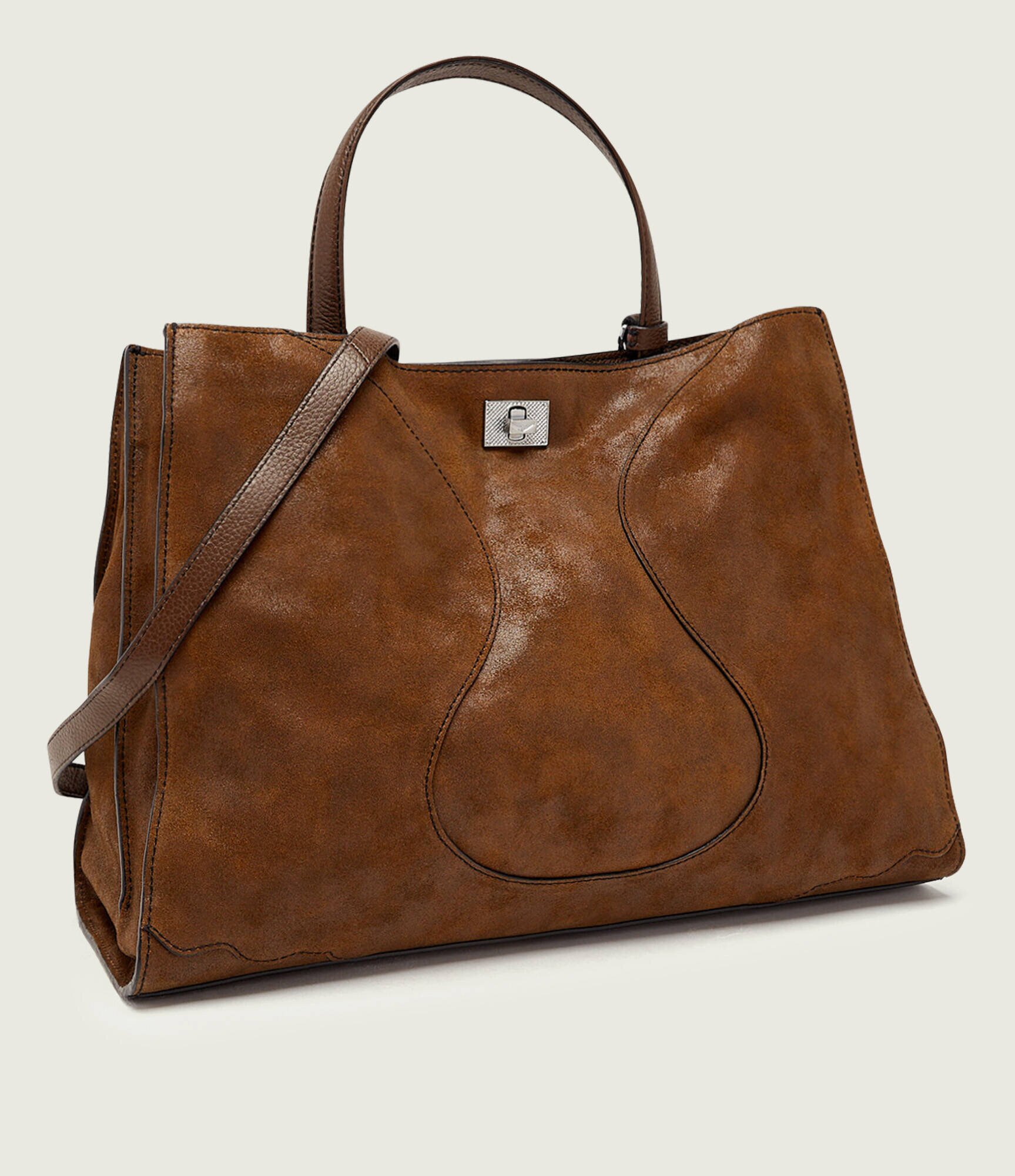 Zadig & Voltaire De piele geantă shopper JACK