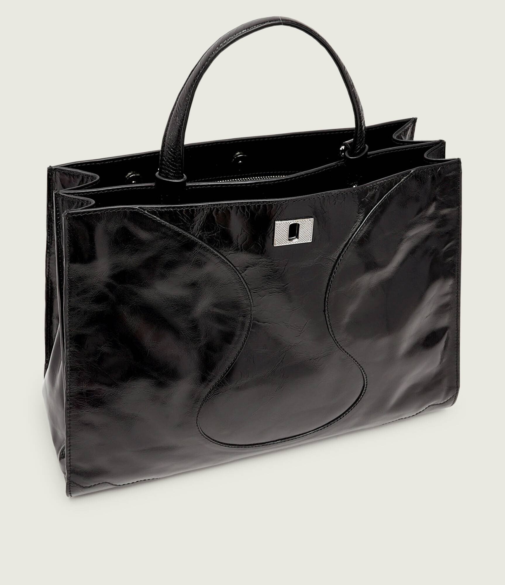 Zadig & Voltaire De piele geantă shopper JACK VINTAGE PATENT