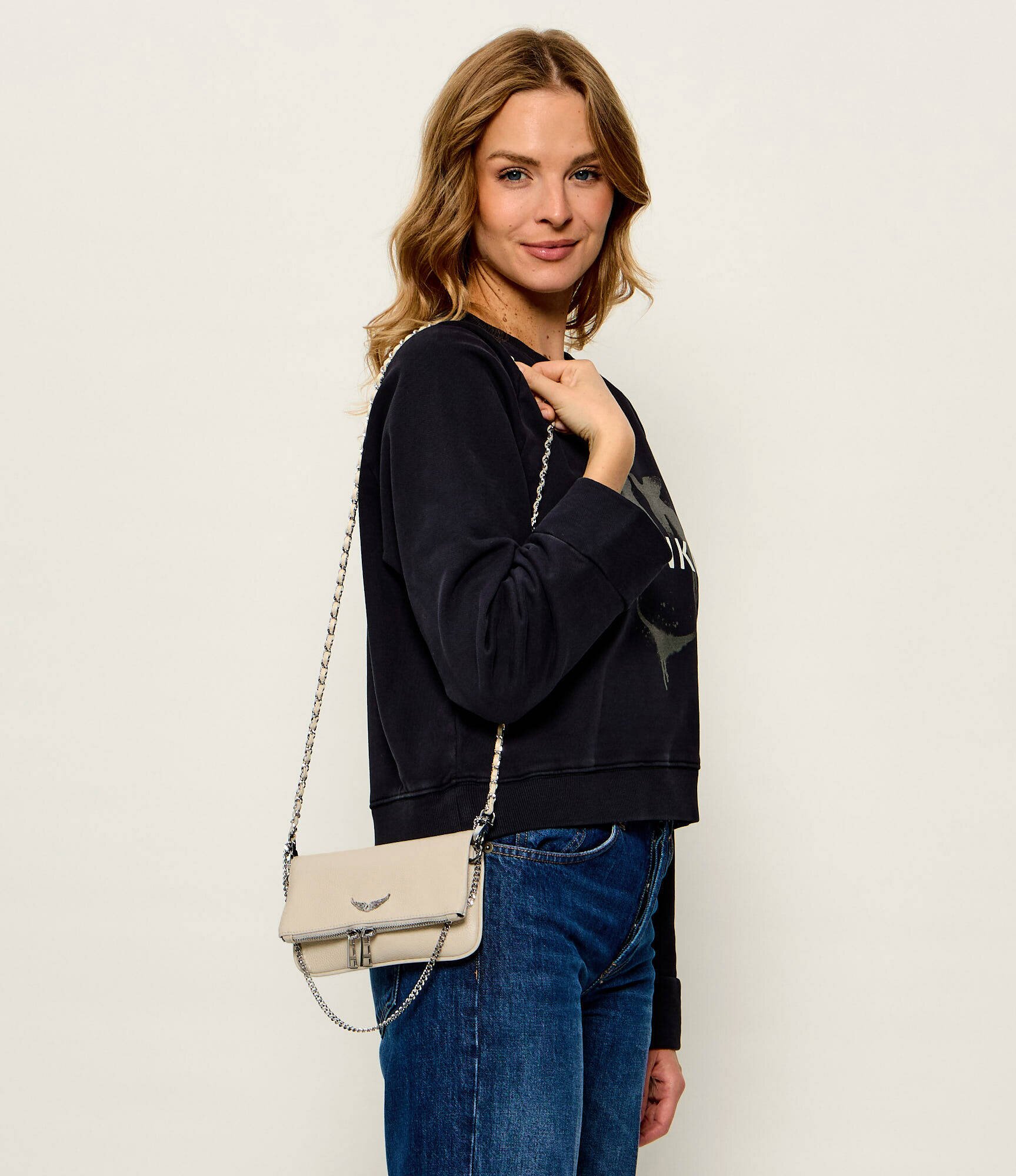 Zadig & Voltaire De piele poșetă plic Nano