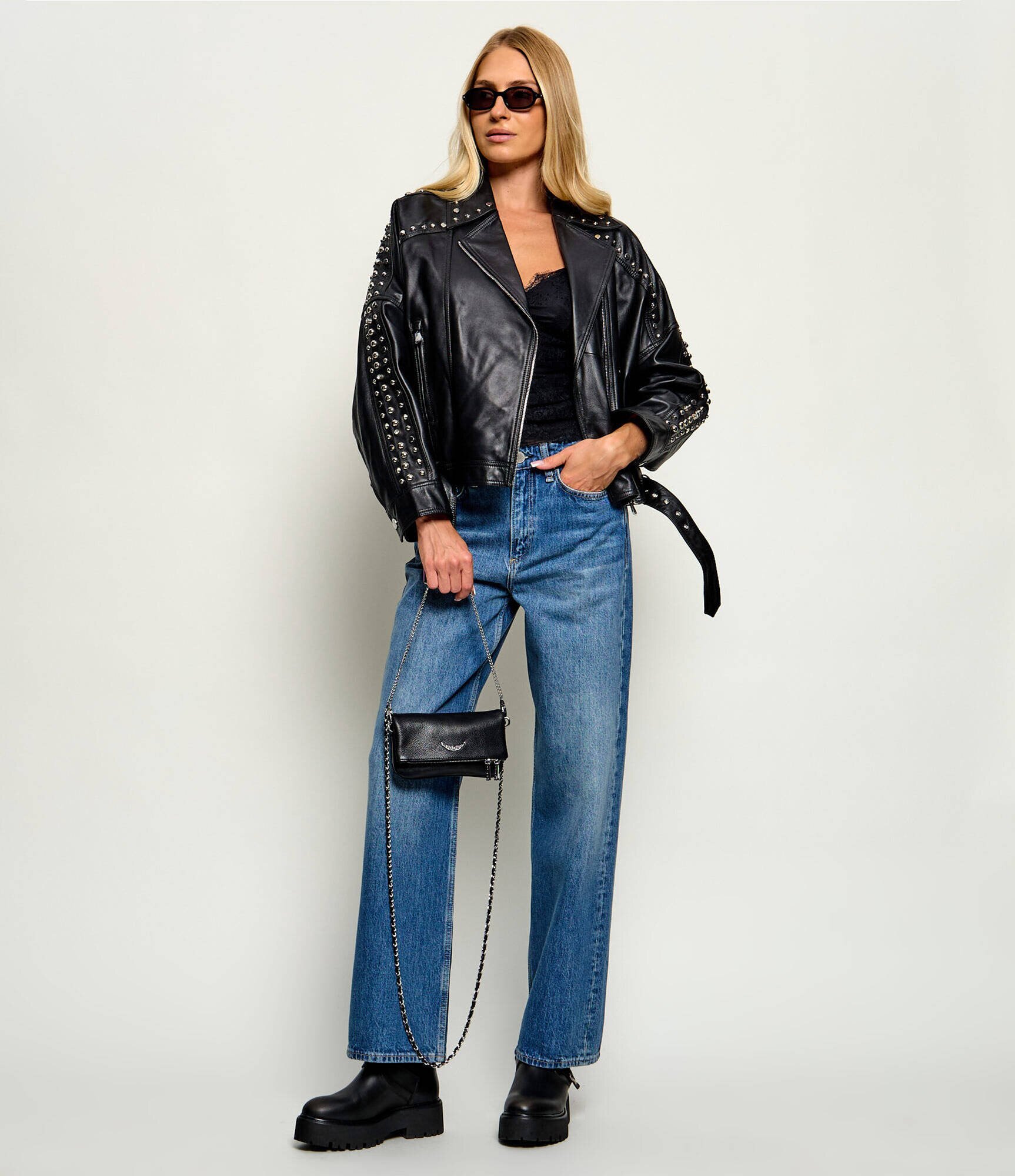 Zadig & Voltaire De piele poșetă plic Nano