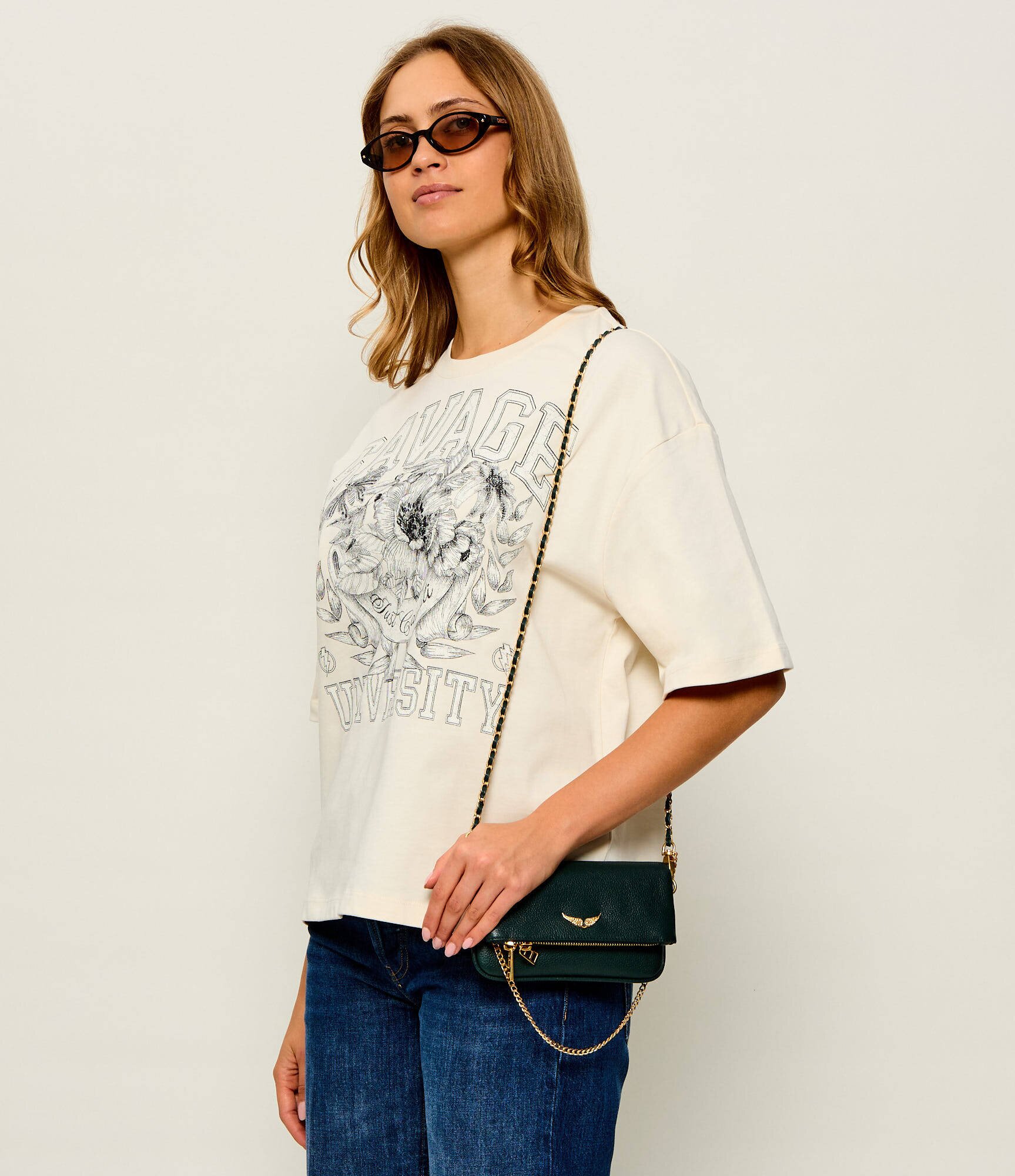 Zadig & Voltaire De piele poșetă plic Rock Nano