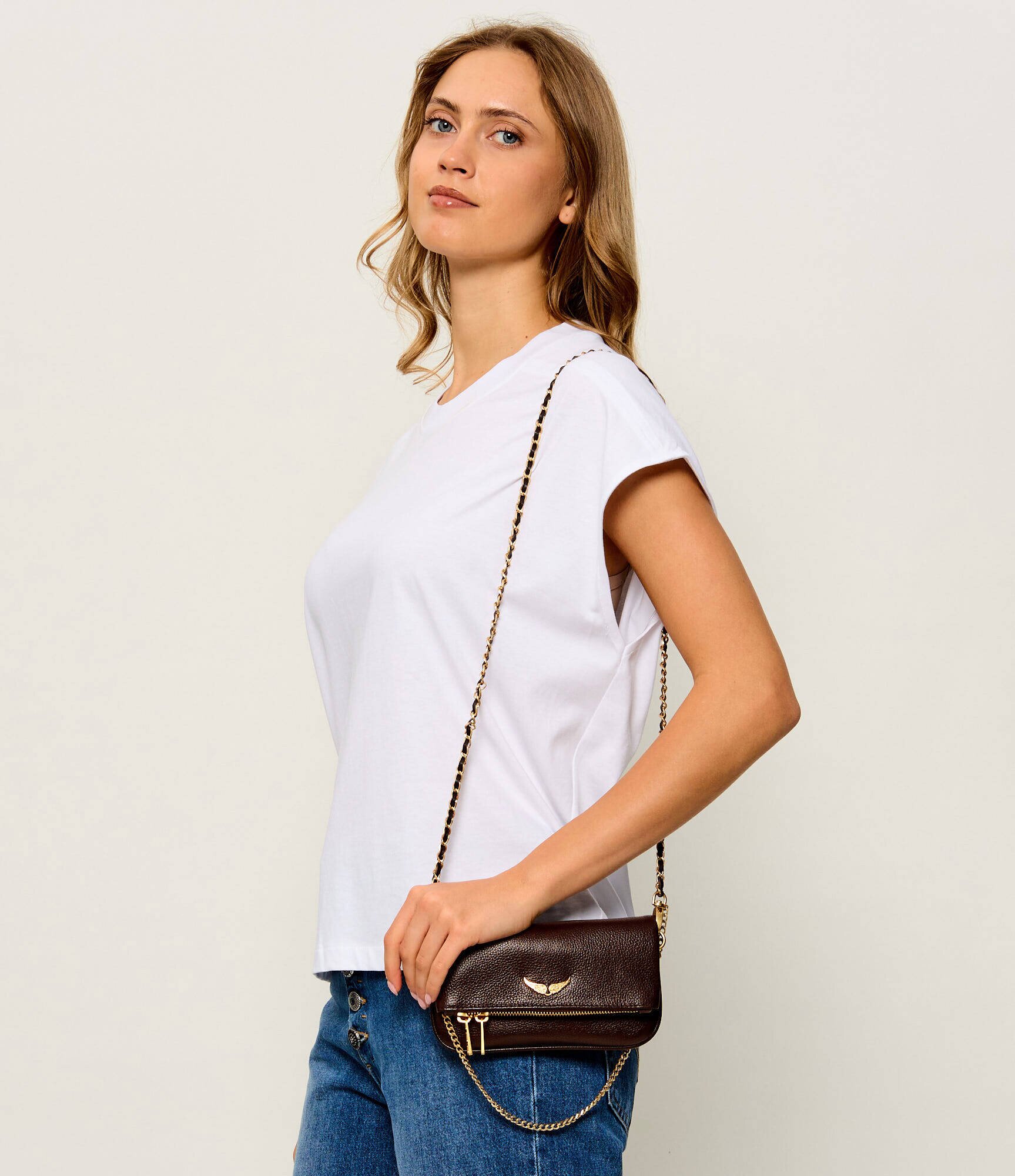 Zadig & Voltaire De piele poșetă plic Rock Nano