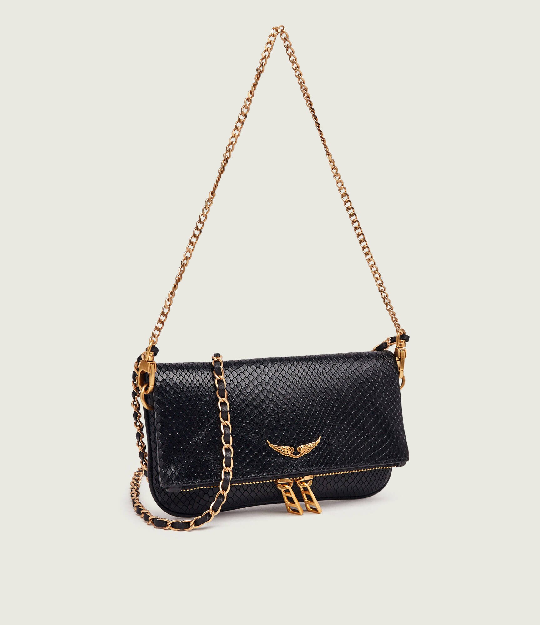 Zadig & Voltaire De piele poșetă plic Rock Nano Soft Wild