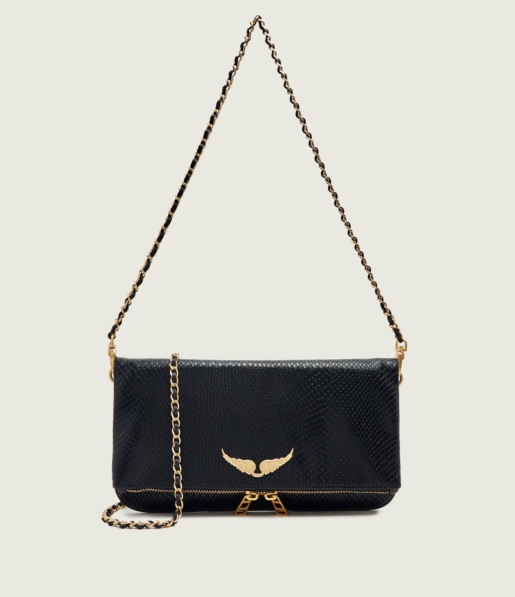 Zadig & Voltaire De piele poșetă plic Rock Soft Wild
