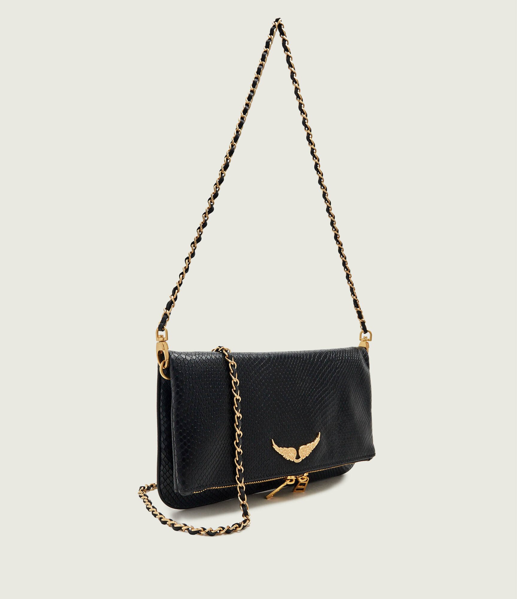 Zadig & Voltaire De piele poșetă plic Rock Soft Wild