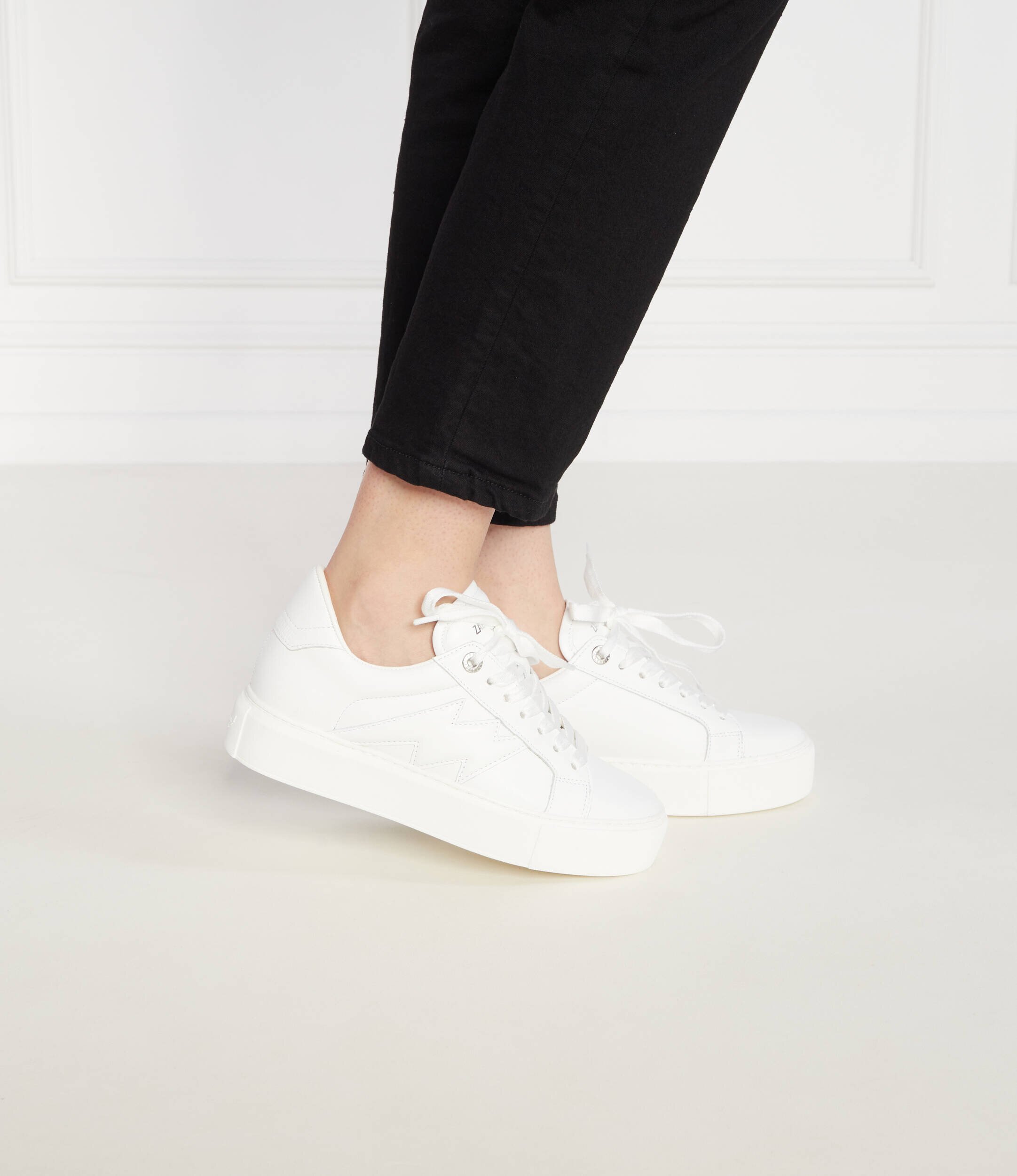 Zadig & Voltaire De piele teniși La Flash