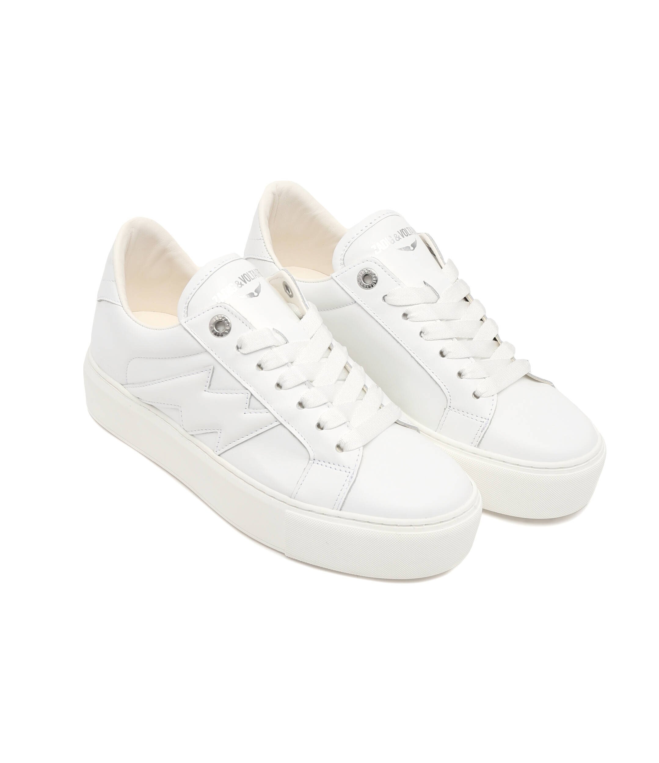 Zadig & Voltaire De piele teniși La Flash