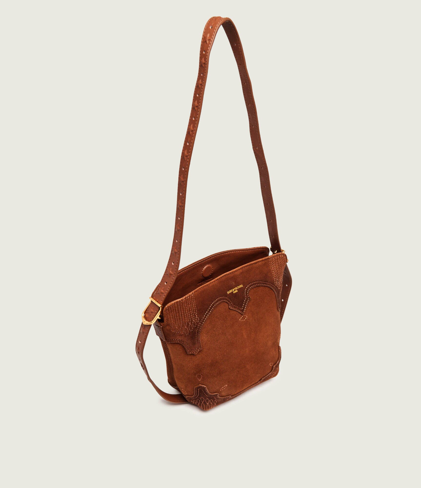 Zadig & Voltaire Geantă pe umăr Baby Jane Western | piele întoarsă