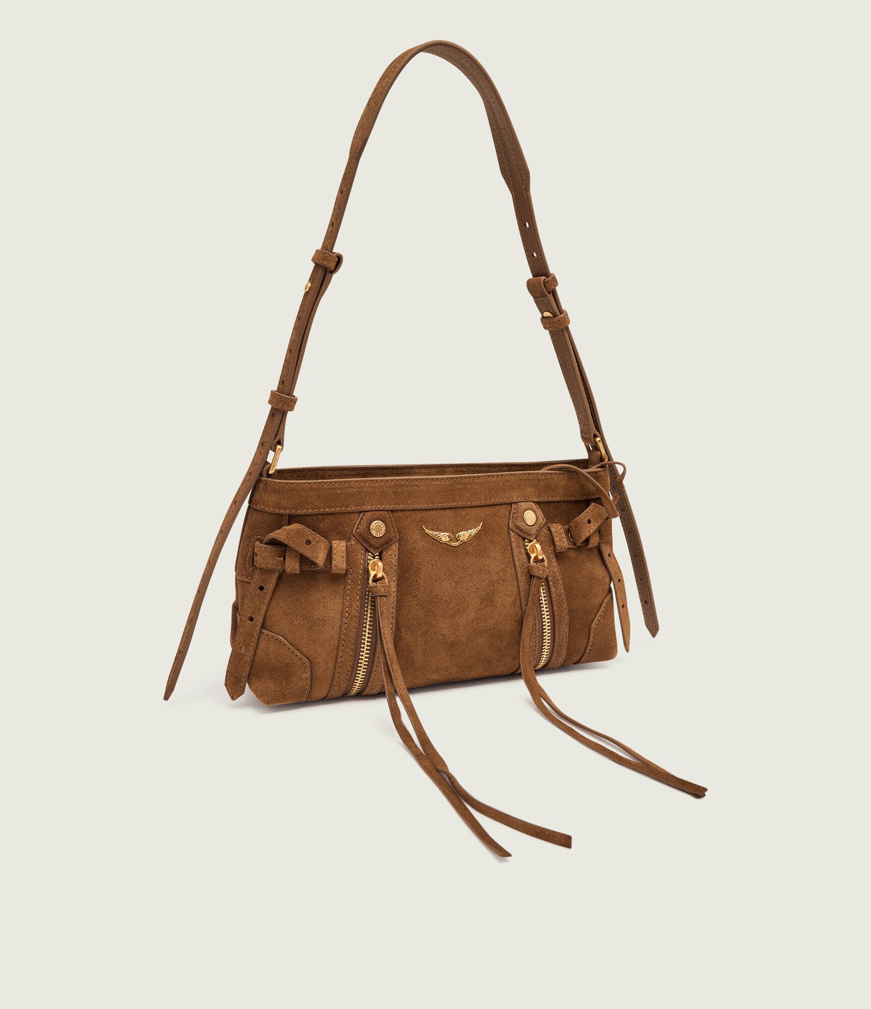 Zadig & Voltaire Geantă pe umăr Madison Mini | piele întoarsă