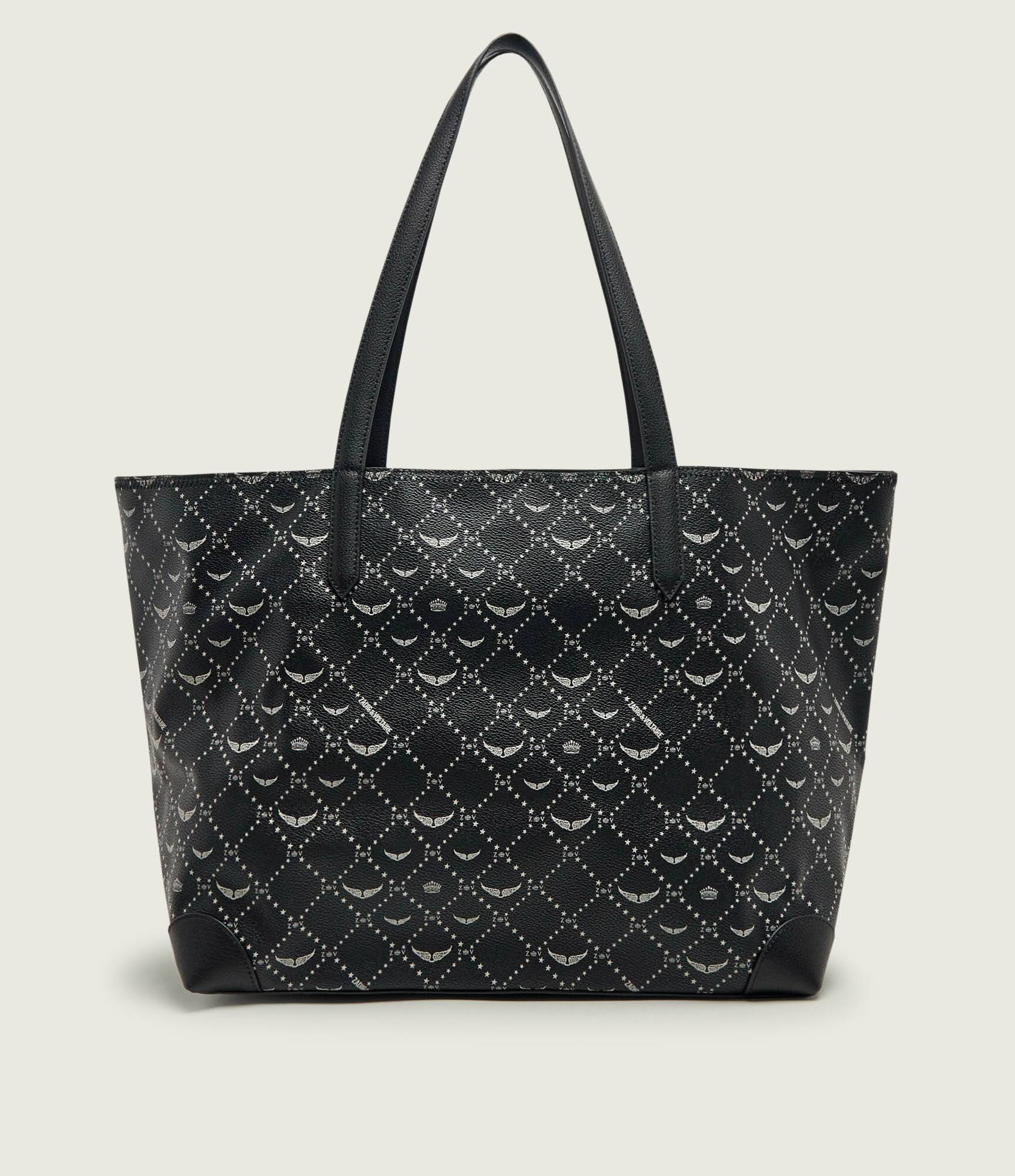 Zadig & Voltaire Geantă shopper Book Tag cu adaos de piele