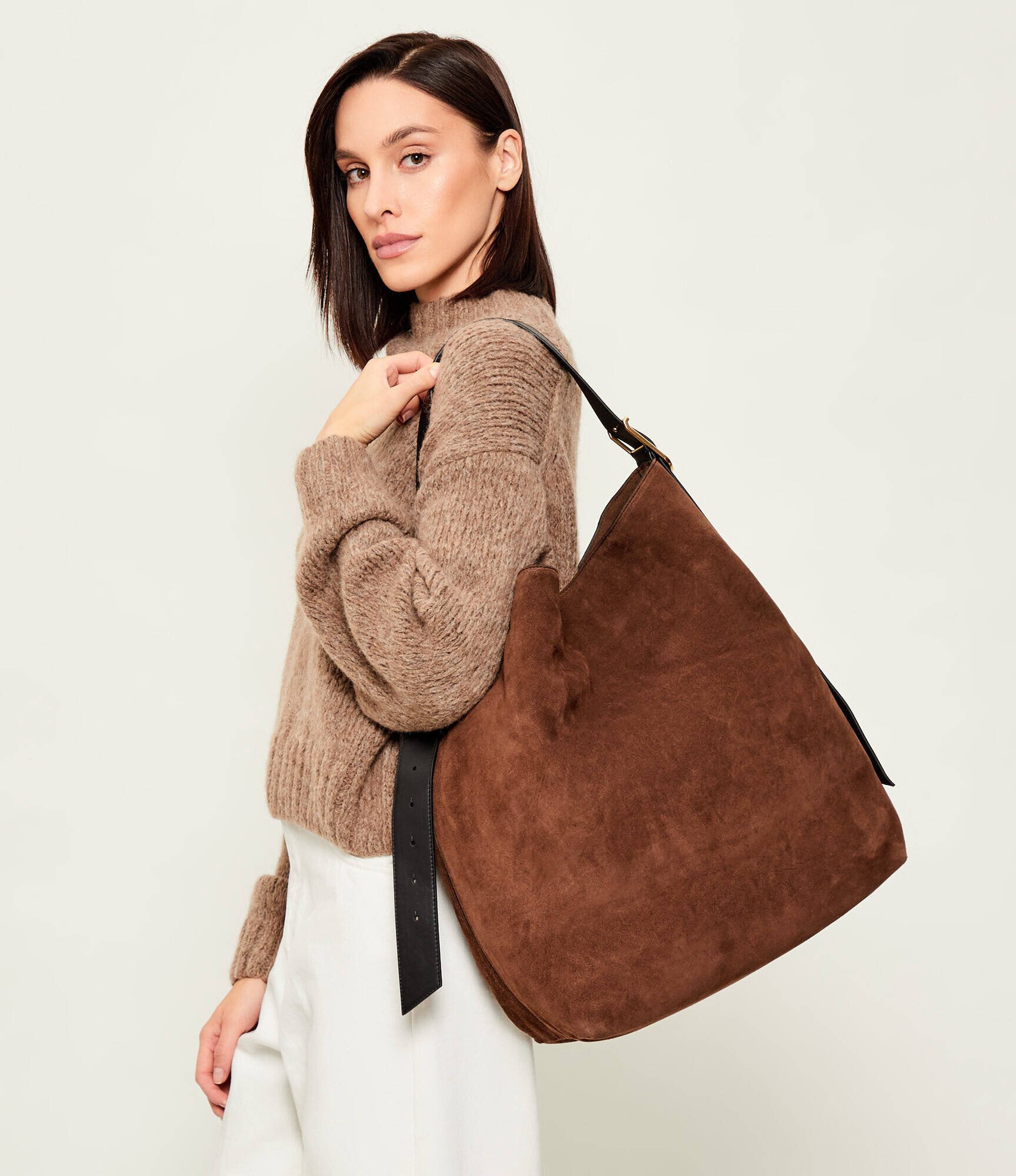 Zadig & Voltaire Hobo JANE | piele întoarsă