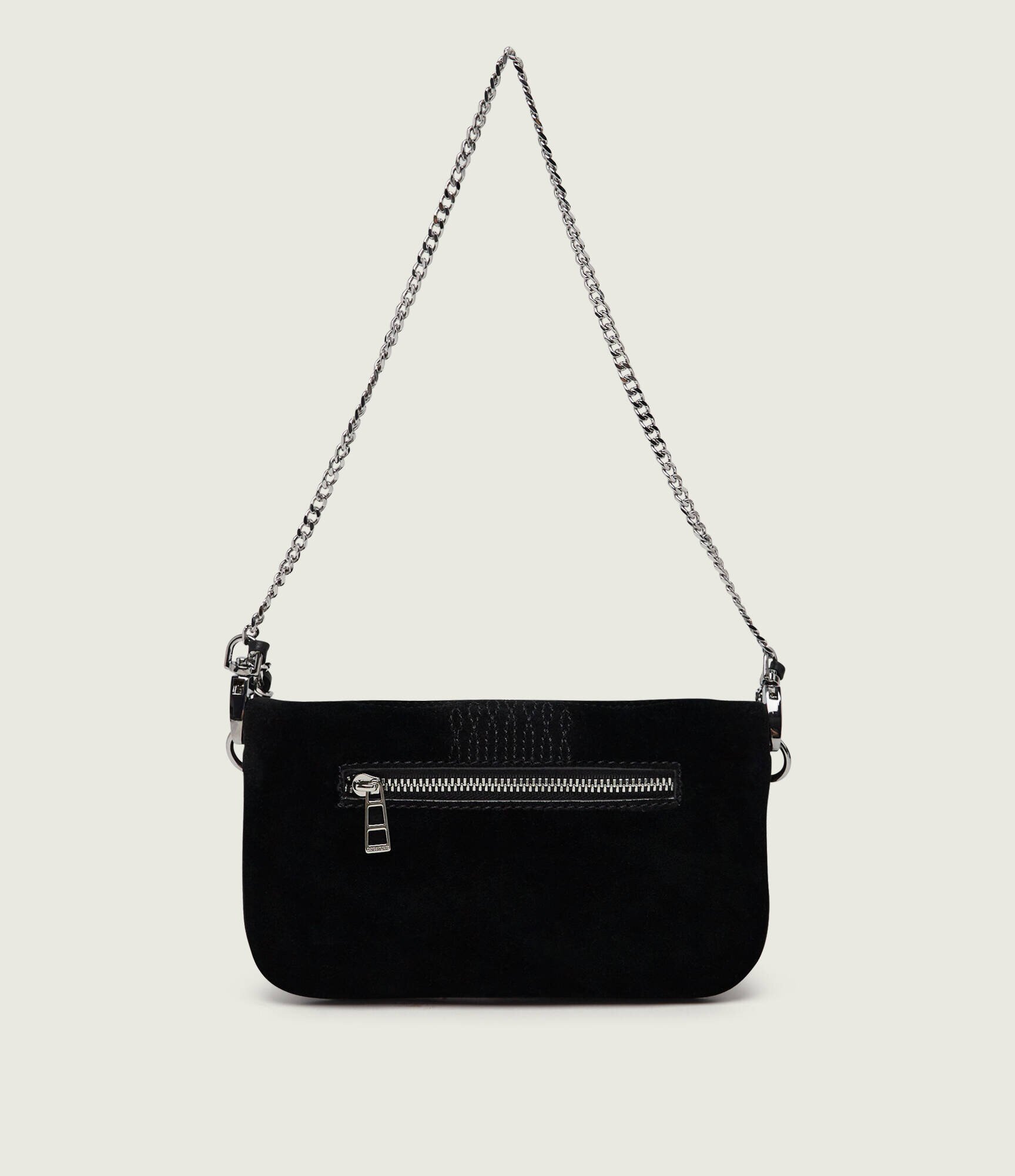 Zadig & Voltaire Poșetă plic Rock Mini | piele întoarsă