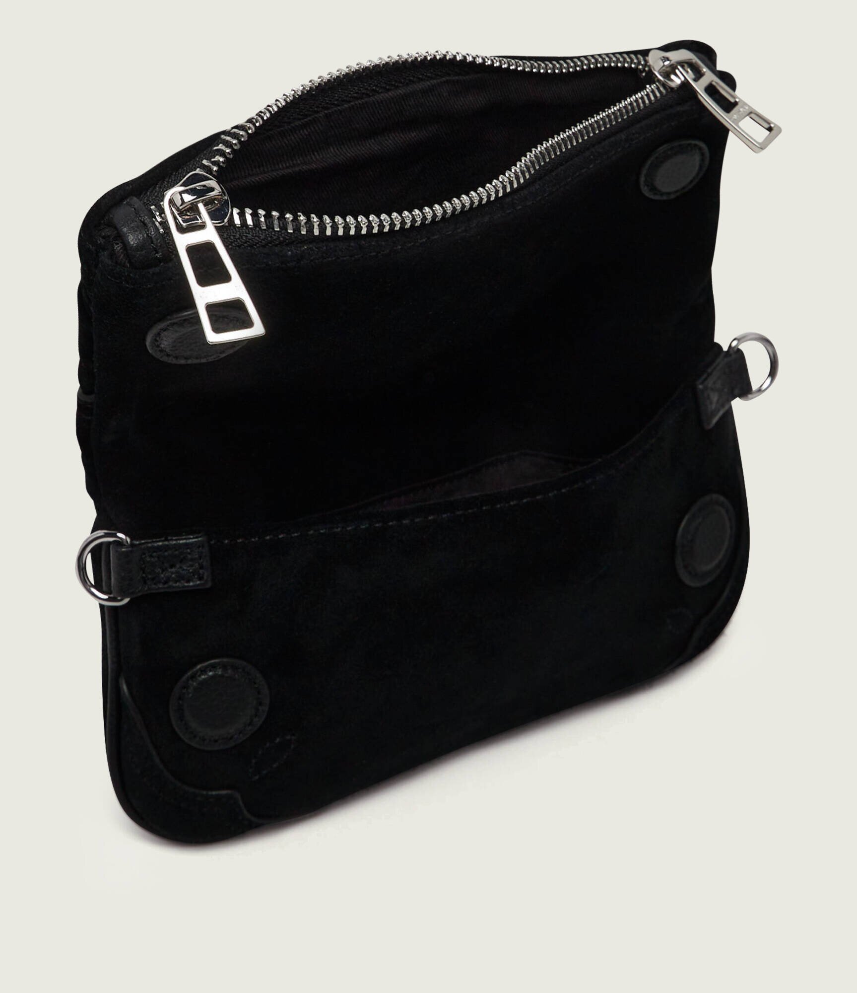 Zadig & Voltaire Poșetă plic Rock Mini | piele întoarsă