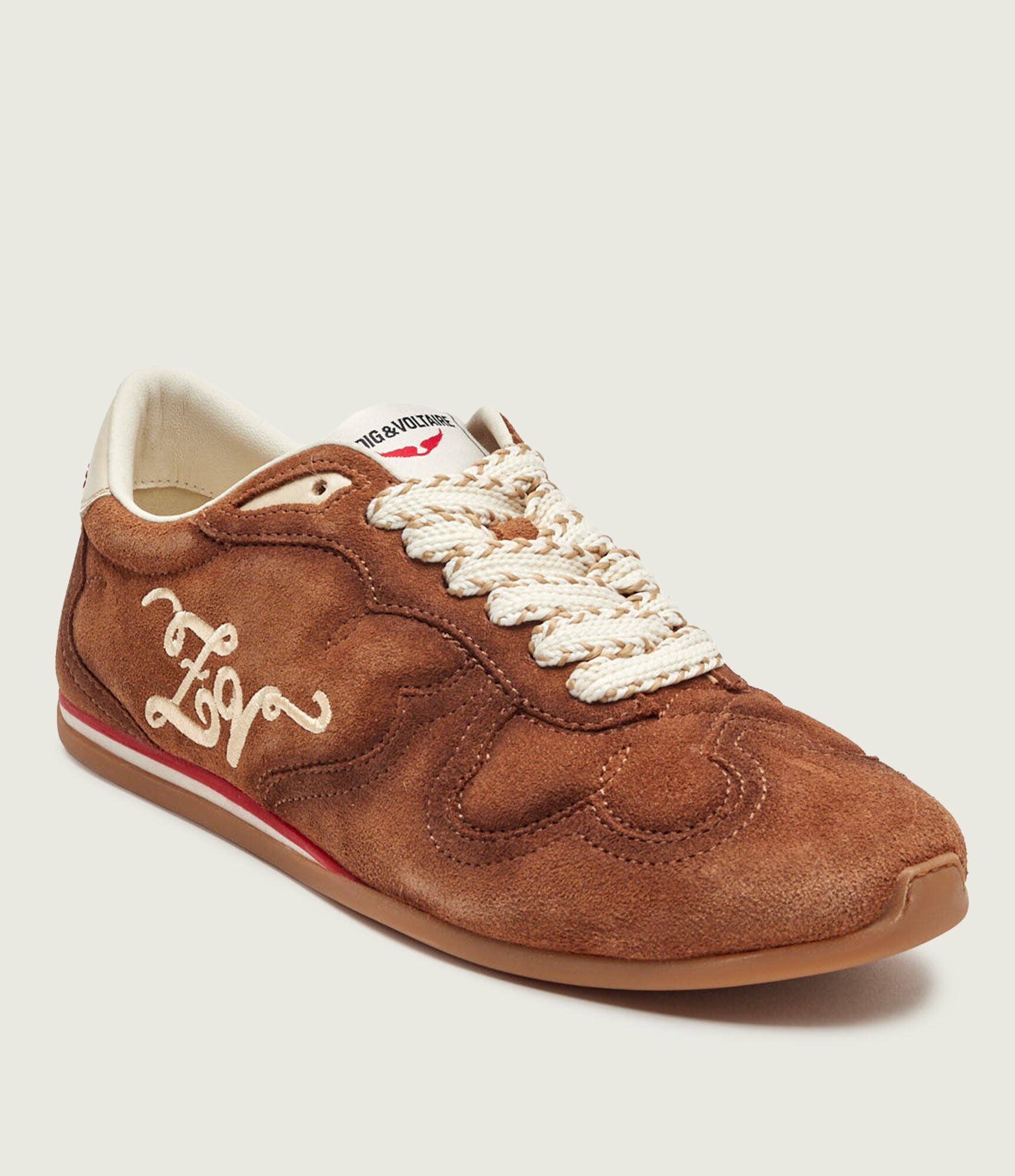 Zadig & Voltaire Sneakers DANCE | piele întoarsă