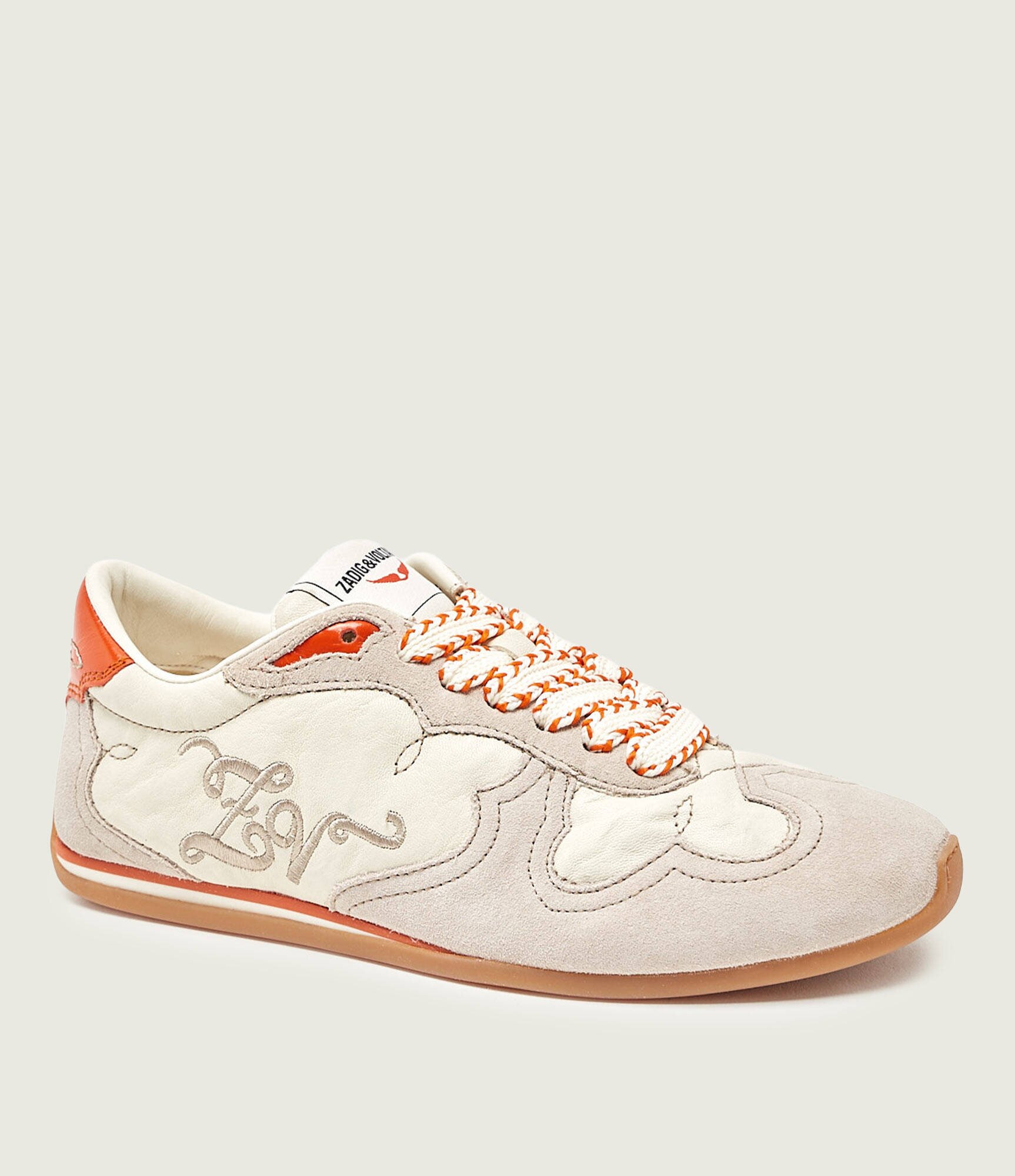 Zadig & Voltaire Sneakers DANCE | piele | piele întoarsă
