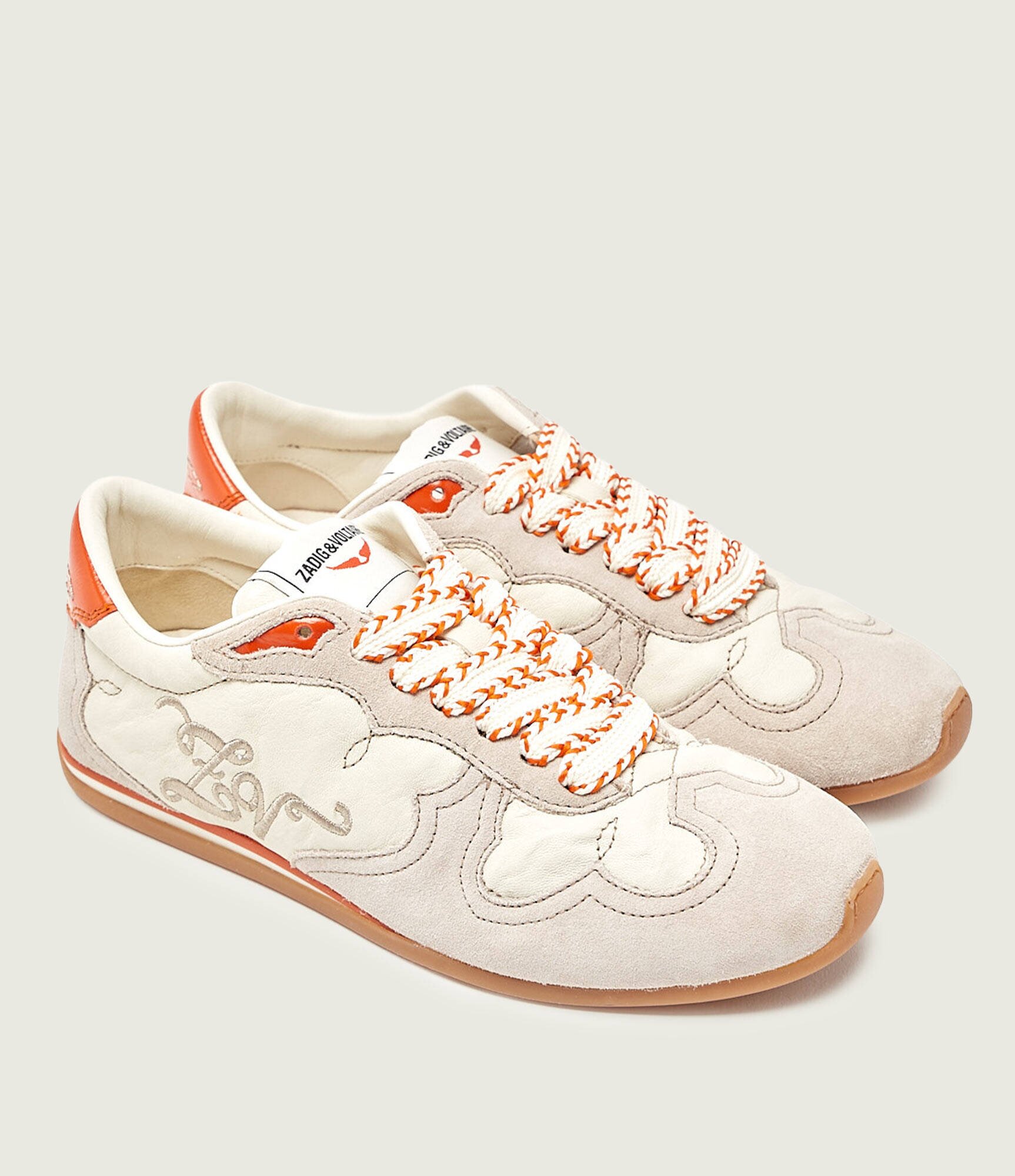 Zadig & Voltaire Sneakers DANCE | piele | piele întoarsă