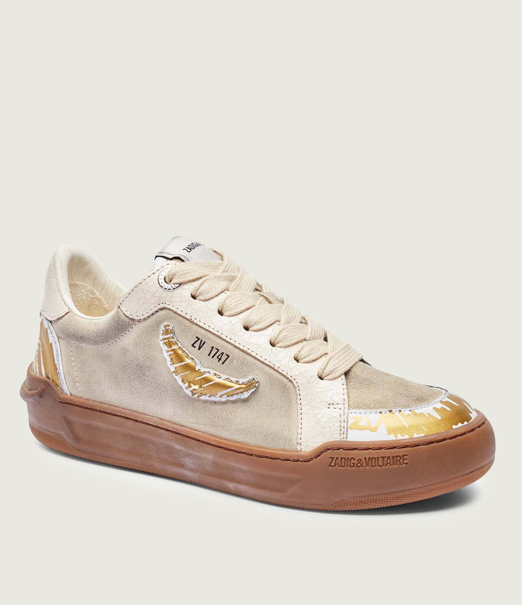 Zadig & Voltaire Sneakers Fly Wings | piele întoarsă