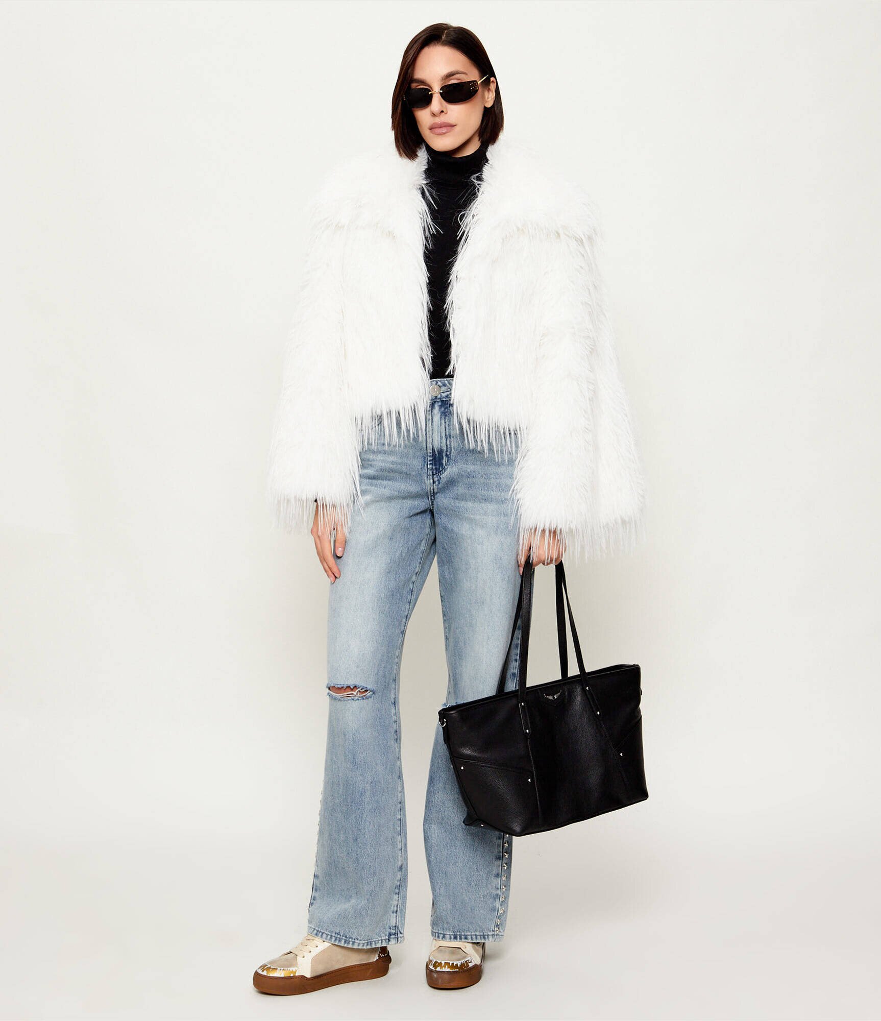 Zadig & Voltaire Sneakers Fly Wings | piele întoarsă