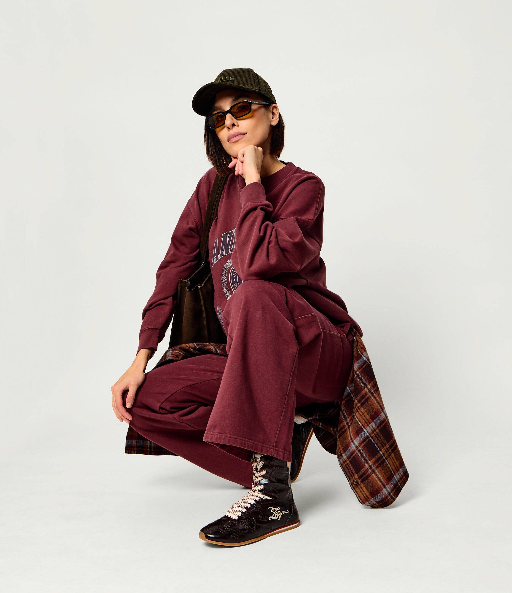Zadig & Voltaire Teniși din piele Dance Vintage Laser