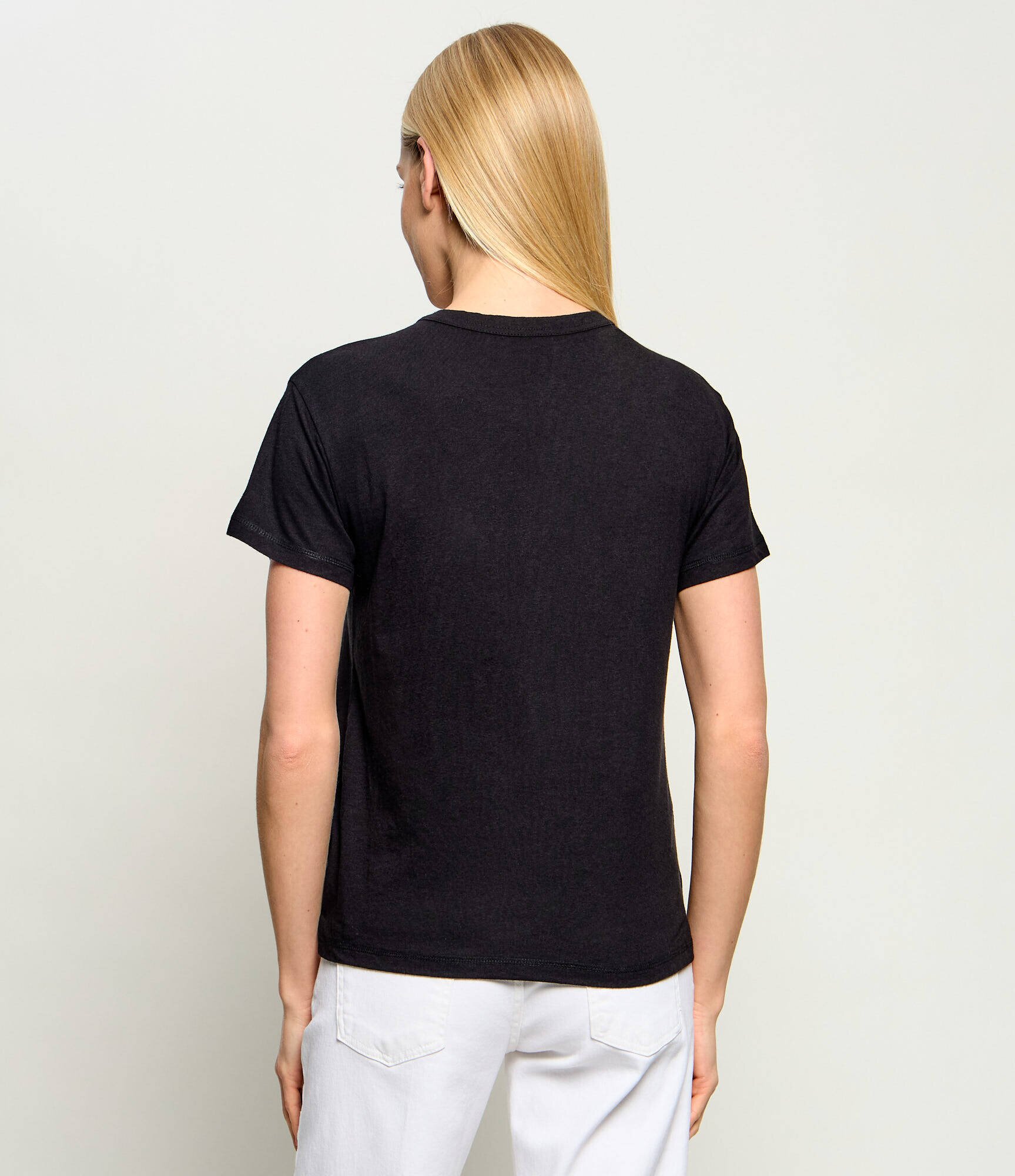 Zadig & Voltaire Tricou Marta Wings Strass | regular fit | cu adaos de in