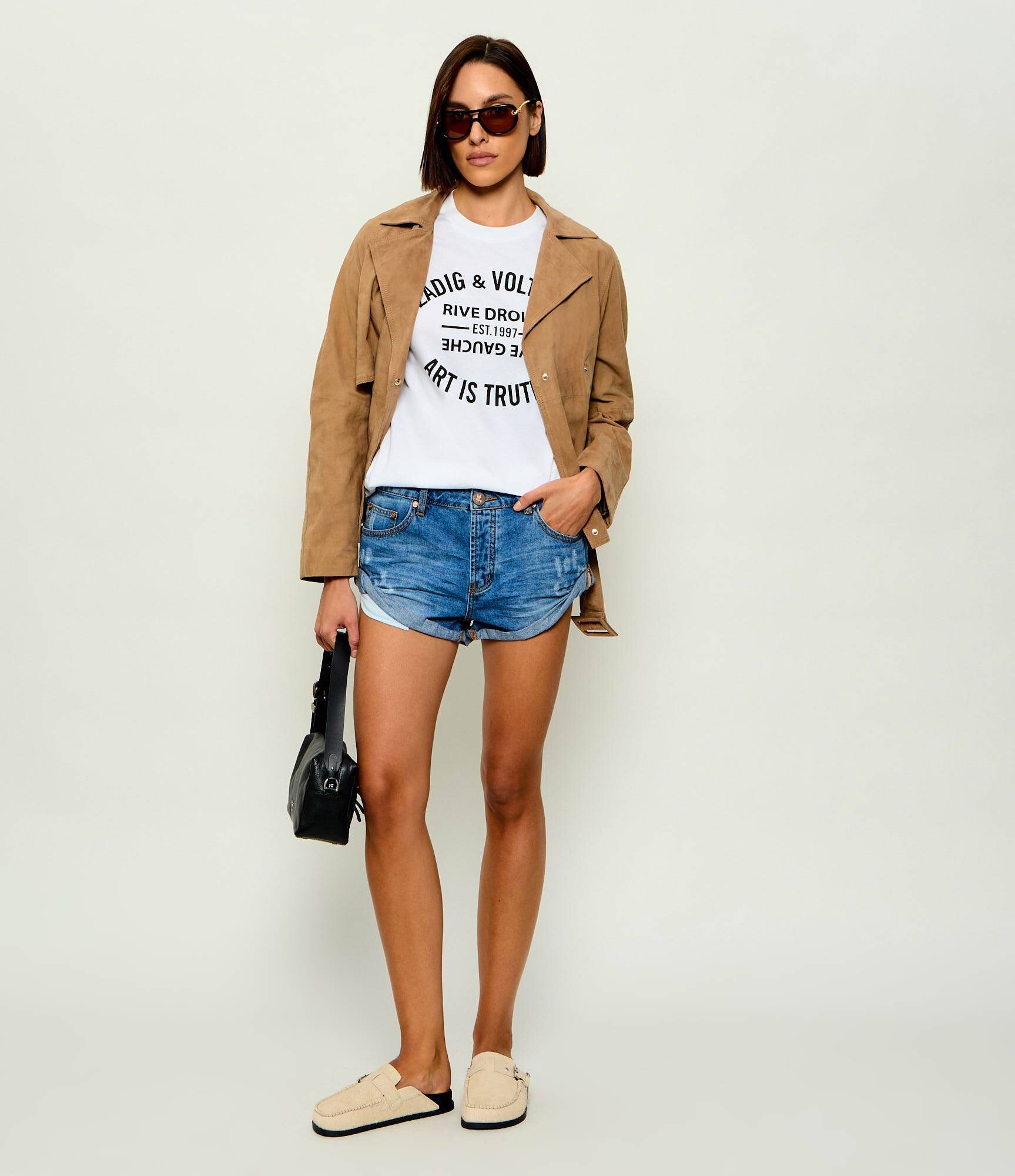 Zadig & Voltaire Tricou WALK ICO BLASON | Regular Fit