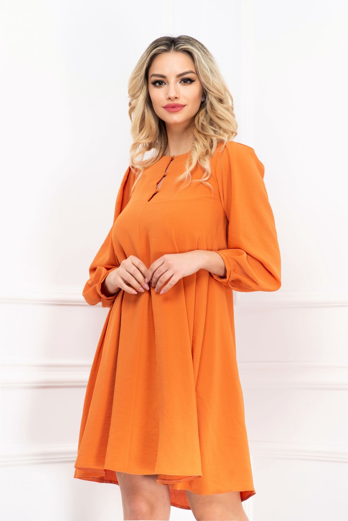 Moze Rochie de gravida portocalie