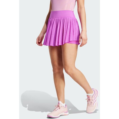adidas Fusta femei Pleated Aeroready Skirt Pro Pink IX3318