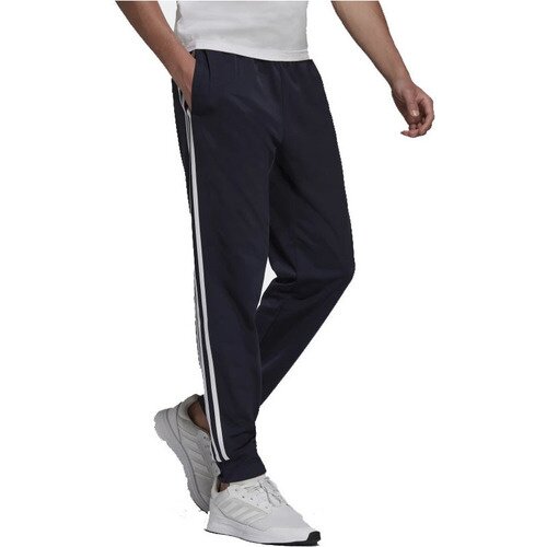 adidas Pantaloni barbati Essentials Warm-Up Tapered 3-Stripes H46106