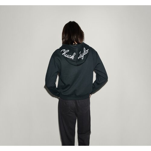 Converse Hanorac femei Signature Full-zip CVW6H546-BLK