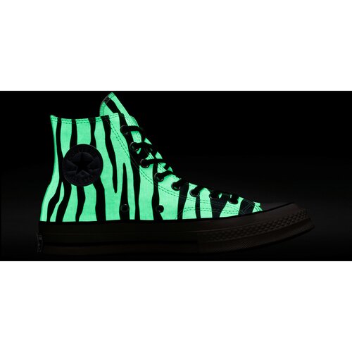 Converse Tenisi unisex Chuck 70 Glow-In-The-Dark Zebra Print A15032C