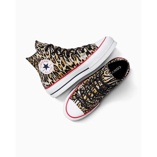 Converse Tenisi unisex Chuck Taylor All Star Lift Platform Leopard A15462C