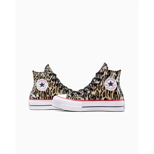 Converse Tenisi unisex Chuck Taylor All Star Lift Platform Leopard A15462C