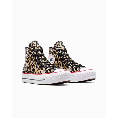 Converse Tenisi unisex Chuck Taylor All Star Lift Platform Leopard A15462C