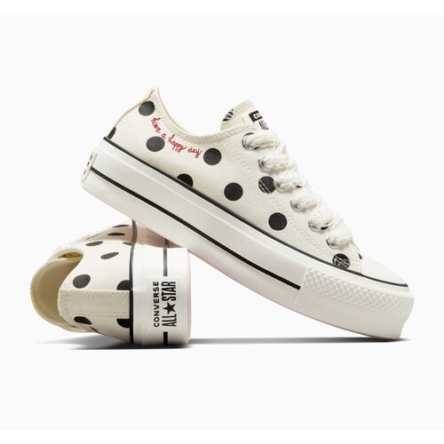Converse Tenisi unisex Chuck Taylor All Star Lift Platform Polka Dots A10689C
