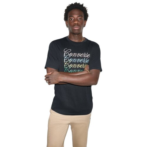 Converse Tricou barbati Scripted Echo Tee CVM6T540-BLK