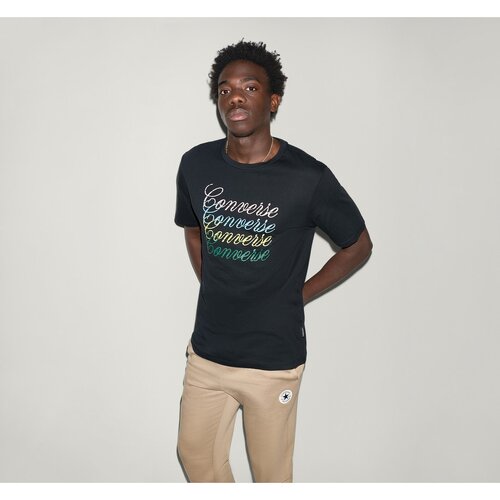 Converse Tricou barbati Scripted Echo Tee CVM6T540-BLK