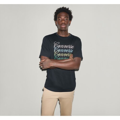 Converse Tricou barbati Scripted Echo Tee CVM6T540-BLK
