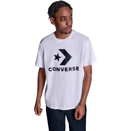 Converse Tricou barbati Star Chev Logo Tee CVM5T458-WHT