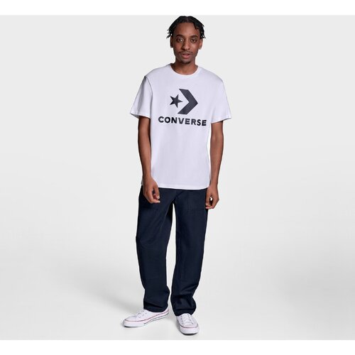 Converse Tricou barbati Star Chev Logo Tee CVM5T458-WHT