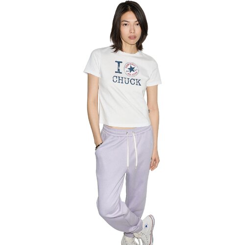 Converse Tricou femei I Love Chuck Tee CVW6T540-WHT